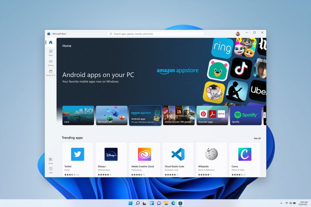 How to install Android apps in Windows 11